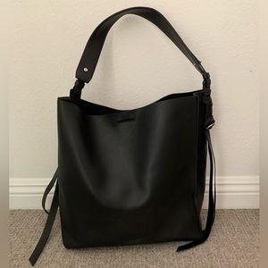 All Saints, Black Leather Tote